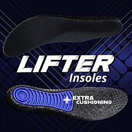 Zvýšení postavy, pěnové vložky do bot, Lifter, 15 mm - Náhled