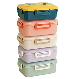 Plastový obědový box s těsněním a příborem Space - Náhled