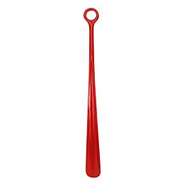 Plastový obuvák na boty, Long Handle, 45,5 cm, červený