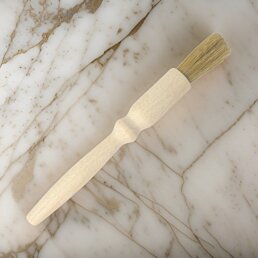 Potravinářský dřevěný štětec/mazací štětec kulatý, 17 cm - Náhled