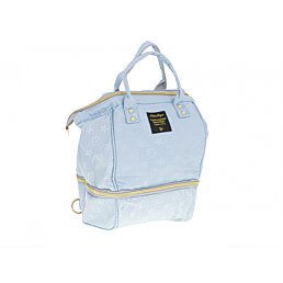 Přebalovací batoh na pleny a dětské lahve - modrý - Náhled