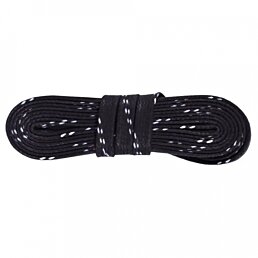 Hokejové ploché voskované šňůrky do bruslí délka 300cm - Náhled