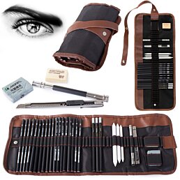 Sada tužek na skicování a kreslení, 29 ks - Náhled