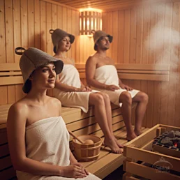 Saunová čepice z filcu šedá – univerzální ochrana do sauny