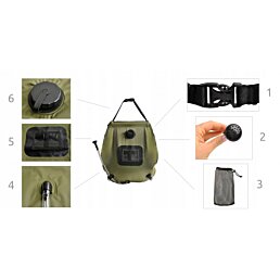 Solární sprcha Shower Deluxe 20l - Náhled