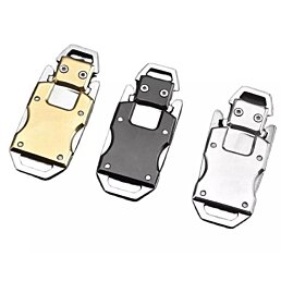 Skládací nůž přívěsek na klíče, stříbrný