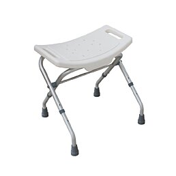 Skládací sprchová stolička - 50 cm, hliníková