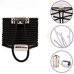 Šňůrky bez vázání s kovovými přezkami - Náhled