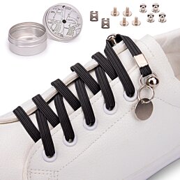 Šňůrky bez vázání s ozdobným kroužkem