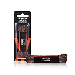 Kulaté profesionální kvalitní polyesterové tkaničky do pracovní obuvi 150cm - Náhled