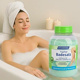 Sůl do koupele na unavené a namáhané nohy – 600 g - Náhled