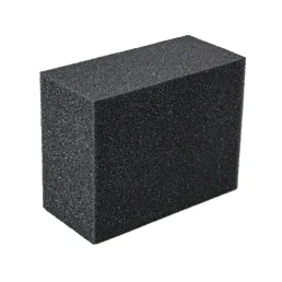 Obdélníková jemná houbička na čištění obuvi