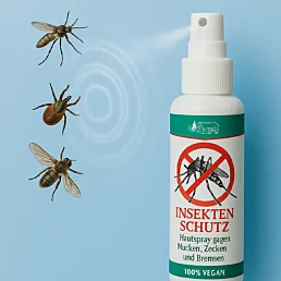 Přírodní sprej na tělo proti hmyzu, komárům, klíšťatům a ovádům – 100 ml - Náhled