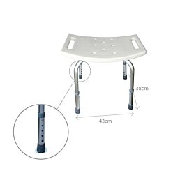 Židle do sprchy bez opěradla, nosnost 110 kg - Náhled