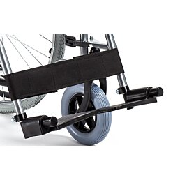 Ocelový invalidní vozík H011, šířka sedáku 46 cm - Náhled