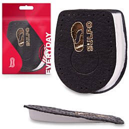 Podpatky na ostrohy kůže - latex, Pecari, černá M (35-40)