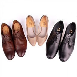 Podpatky na ostrohy kůže - latex, Pecari, černá M (35-40) - Náhled