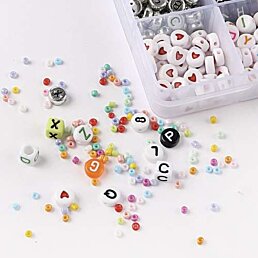 Sada korálků a doplňků na výrobu náramků – 10 000 ks - Náhled