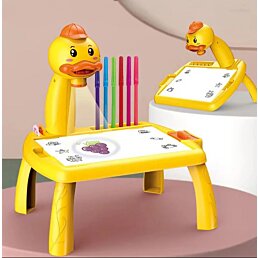 Světelný projektor na kreslení, žlutá kachna - Náhled