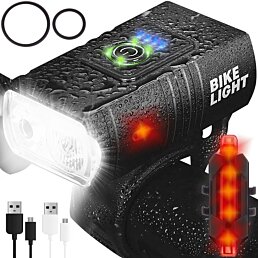 Světlo na kolo 2T6 + zadní světlo