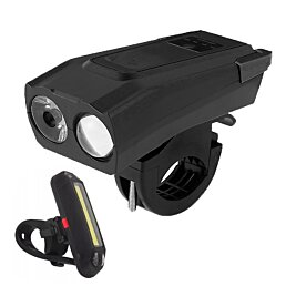 Světlo na kolo se zvonkem BK-1718A