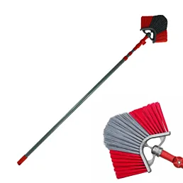 Univerzální rohová kefa, ometač na pavouky a žlaby s nastavitelným úhlem