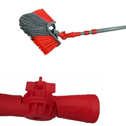 Univerzální rohová kefa, ometač na pavouky a žlaby s nastavitelným úhlem - Náhled