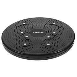 Twister rotační disk s magnety na cvičení, černý, nosnost 90 kg