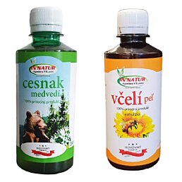 Včelí pyl + Medvědí česnek výluh, 100% přírodní koncentrát - Náhled