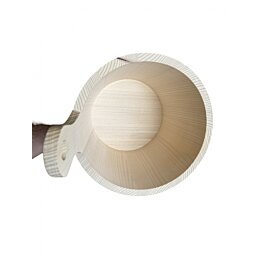 Dřevěné vědro do sauny s rukojetí, 32 x 25 cm, 6L - Náhled