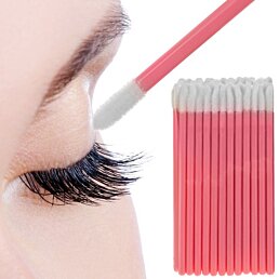 Velurové aplikátory na oči a řasy 50 ks