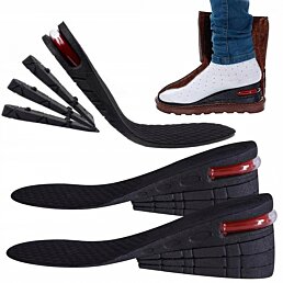 Vložky do bot na zvýšení postavy - 35 - 42, Plus 2,5cm, 5cm, 6,5cm, 8,5cm