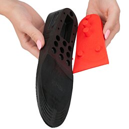 Vložky do bot na zvýšení postavy 4 až 5 cm Air Red Black - Náhled
