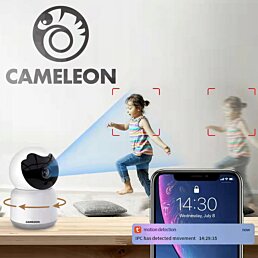 Vnitřní kamera Cameleon 355° IP WiFi 3MPX – Inteligentní řešení pro váš domov - Náhled