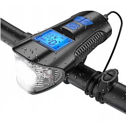 Voděodolné LED světlo na kolo USB