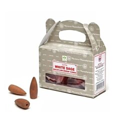 Vonné kužely Satya - White Sage Backflow, 24ks