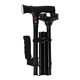 Skládací hůl pro seniory s LED osvětlením TS95