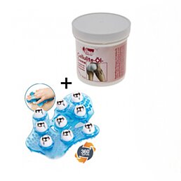 Masážní rukavice + krém proti striím a celulitidě 250ml