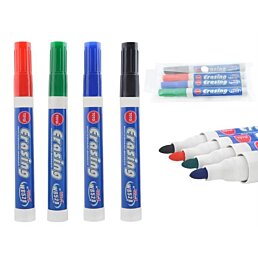 Suché stíratelné fixy na tabuli, 4 kusy