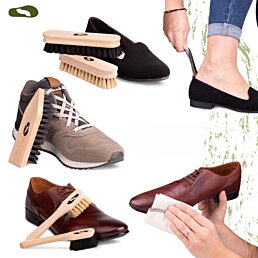 Sada kartáčů na péči o obuv s obuvákem, ShoeClinic 7v1 - Náhled