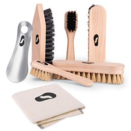 Sada kartáčů na péči o obuv s obuvákem, ShoeClinic 7v1