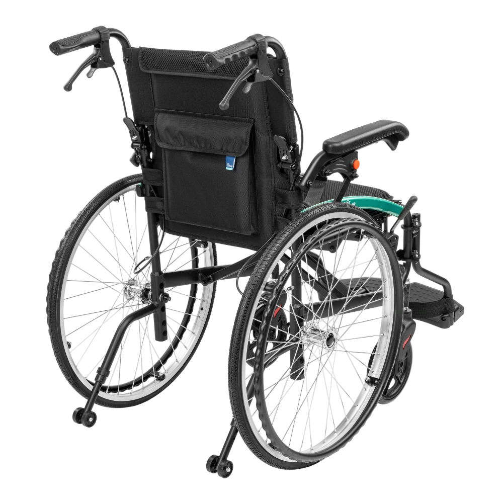 Invalidní vozík ACTIV-TIM 22 palcové kola – detail konstrukce