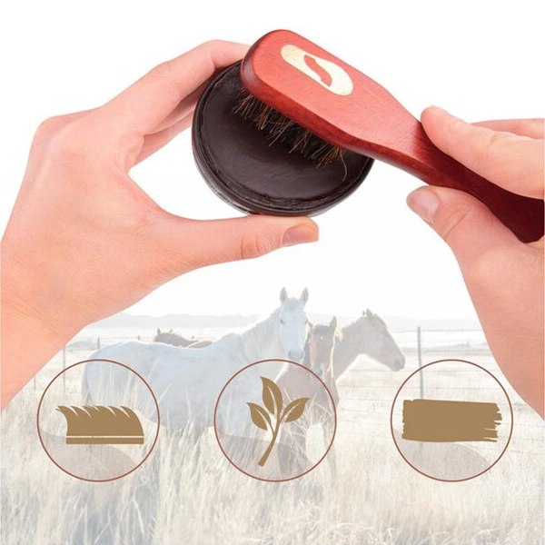 Kartáč na boty s koňským vlasem 2