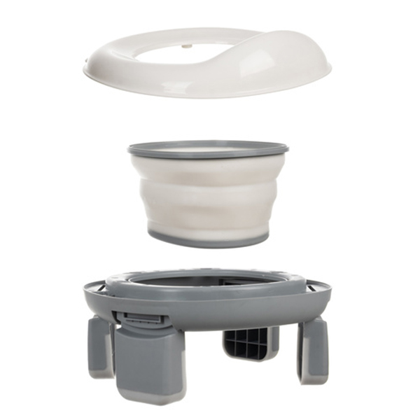 Skládací cestovní nočník – rozložený stav