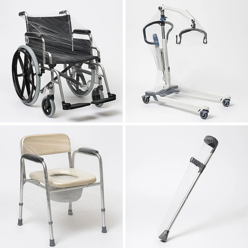 Použití stretch fólie na zdravotnické pomůcky