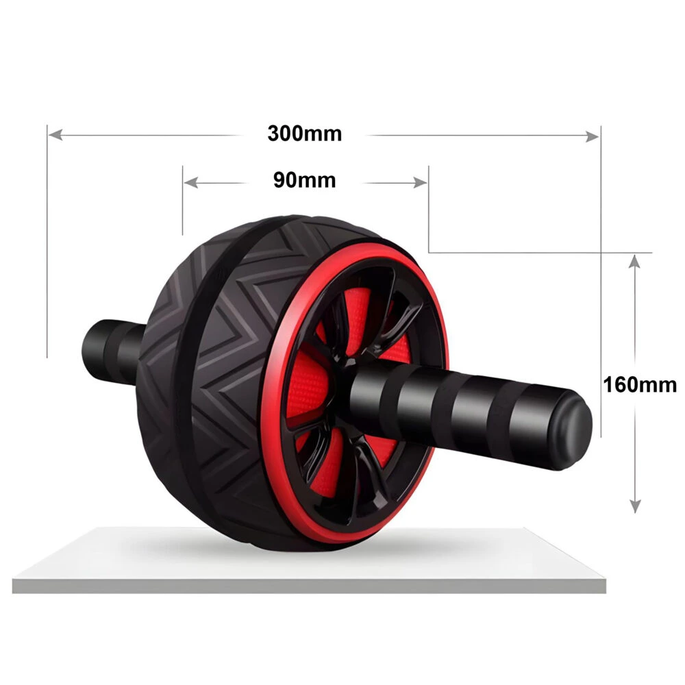 Ab roller při tréninku – ukázka plynulého pohybu