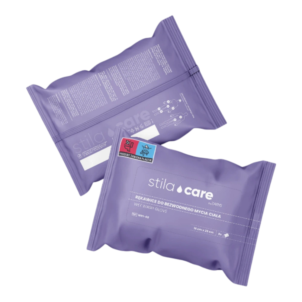 vlhčené rukavice na umývání těla bez vody Zarys