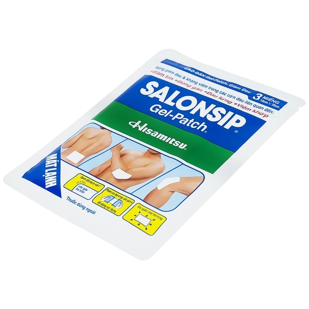 Salonsip® – postup odlepení z podložky a aplikace
