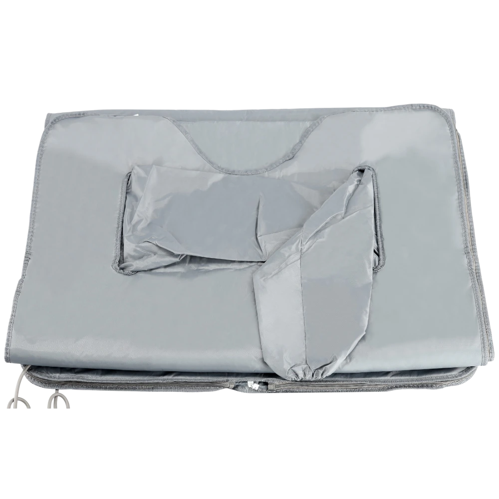 Detail infračervené sauna deky s odnímatelnými rukávy