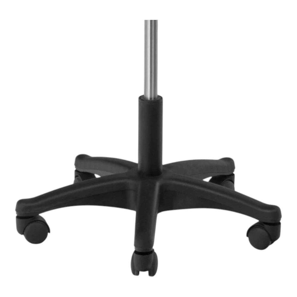 Kozmetická taburetka AM-312 bílá – detail sedadla a konstrukce